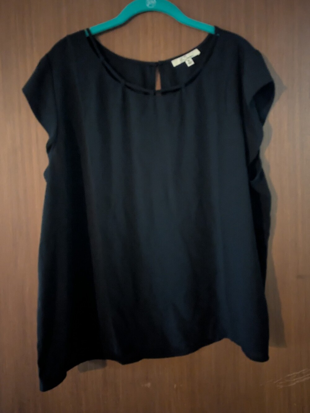 Women's Black Cap Sleeve Top - Classic Everyday Tee